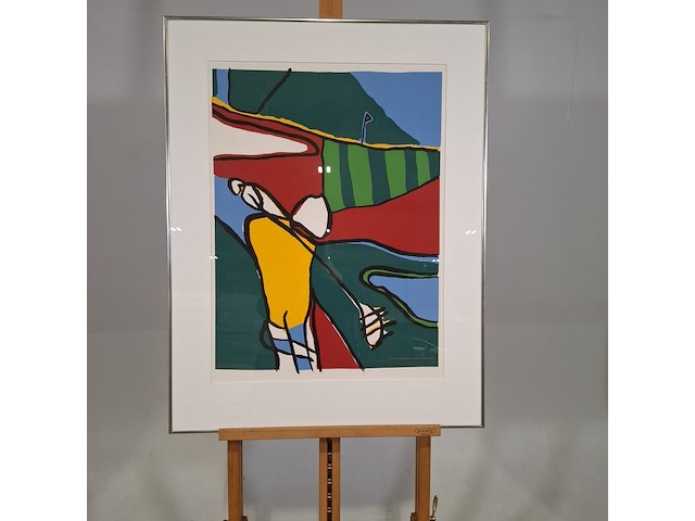 Afbeelding in lijst, michiel poort, the 18th hole 37/75, 1989 - afbeelding 1 van  7