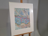 Afbeelding in lijst, n. korteweg, zaanstad verloren en gewonnen 25/25, 2002 - afbeelding 2 van  6