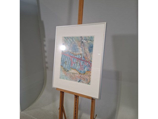 Afbeelding in lijst, n. korteweg, zaanstad verloren en gewonnen 25/25, 2002 - afbeelding 3 van  6