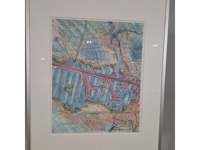 Afbeelding in lijst, n. korteweg, zaanstad verloren en gewonnen 25/25, 2002 - afbeelding 4 van  6