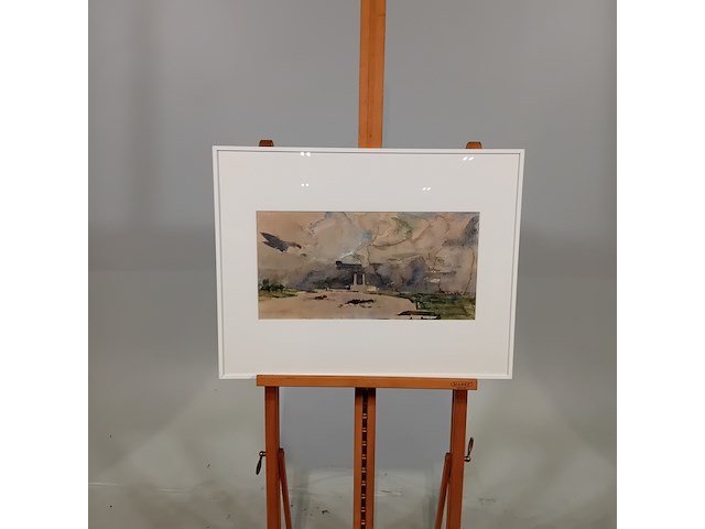 Afbeelding in lijst, r. van der steene, ijsselgezicht - afbeelding 1 van  6