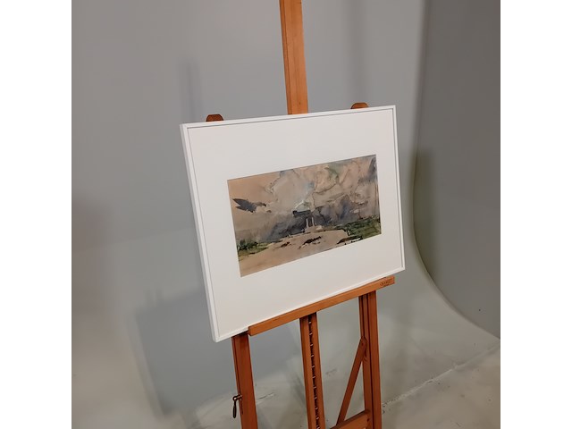 Afbeelding in lijst, r. van der steene, ijsselgezicht - afbeelding 2 van  6