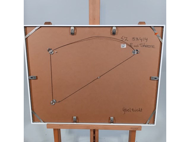 Afbeelding in lijst, r. van der steene, ijsselgezicht - afbeelding 6 van  6