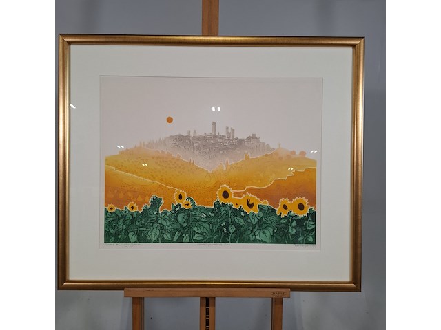 Afbeelding in lijst, ries kleijnen, toscane iv , 1999 - afbeelding 1 van  7