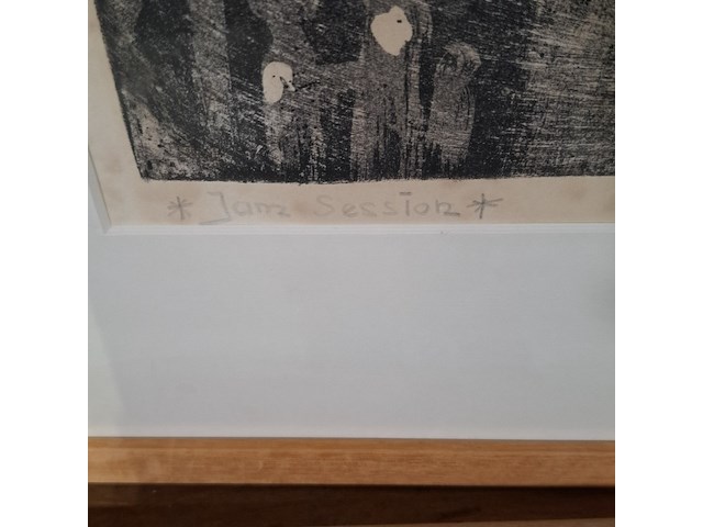 Afbeelding in lijst, rob claus, jam session, 1966 - afbeelding 5 van  8