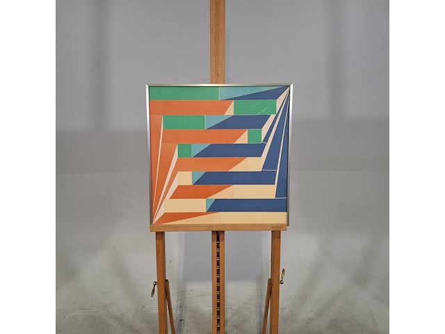 Afbeelding in lijst, s. gouka, compositie, 1977 - afbeelding 1 van  8