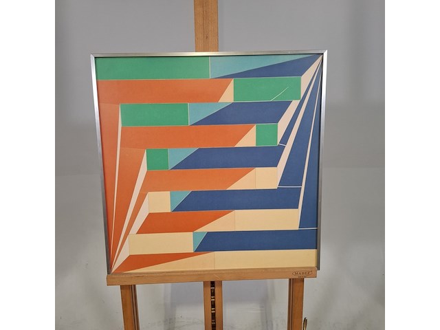 Afbeelding in lijst, s. gouka, compositie, 1977 - afbeelding 4 van  8