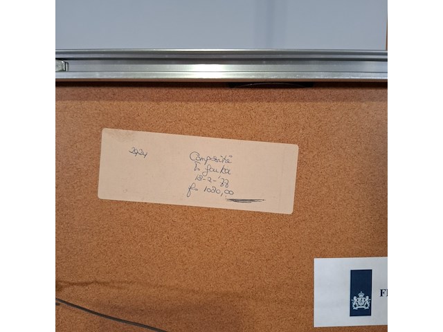 Afbeelding in lijst, s. gouka, compositie, 1977 - afbeelding 7 van  8