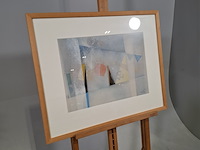 Afbeelding in lijst, volkers, rode zon, 1978 - afbeelding 2 van  7