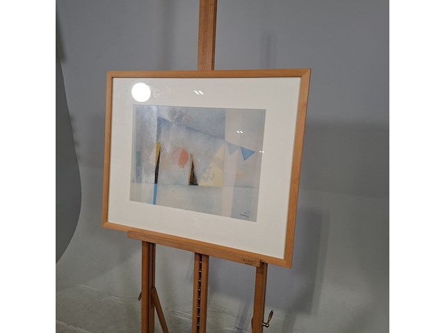 Afbeelding in lijst, volkers, rode zon, 1978 - afbeelding 3 van  7