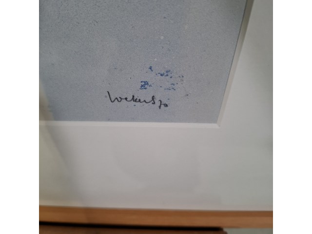 Afbeelding in lijst, volkers, rode zon, 1978 - afbeelding 4 van  7