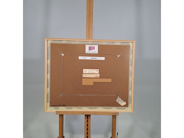 Afbeelding in lijst, volkers, rode zon, 1978 - afbeelding 6 van  7