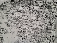 Afbeelding in lijst, voorstelling landkaart nederland en belgie - afbeelding 6 van  9