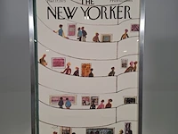 Afbeelding in lijst, voorstelling new yorker poster - afbeelding 1 van  8