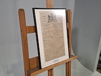Afbeelding in lijst, voorstelling pagina van de staatscourant - afbeelding 2 van  6