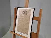 Afbeelding in lijst, voorstelling pagina van de staatscourant - afbeelding 3 van  6