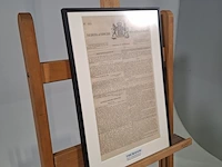 Afbeelding in lijst, voorstelling pagina van de staatscourant - afbeelding 2 van  6