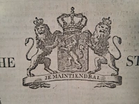 Afbeelding in lijst, voorstelling pagina van de staatscourant - afbeelding 4 van  6