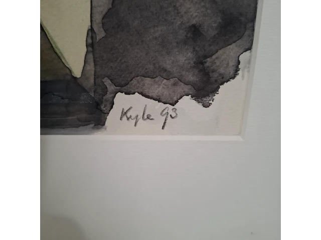 Afbeelding in lijst, voorstelling treinen, kyle, 1993 - afbeelding 4 van  8