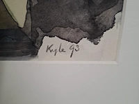 Afbeelding in lijst, voorstelling treinen, kyle, 1993 - afbeelding 4 van  8