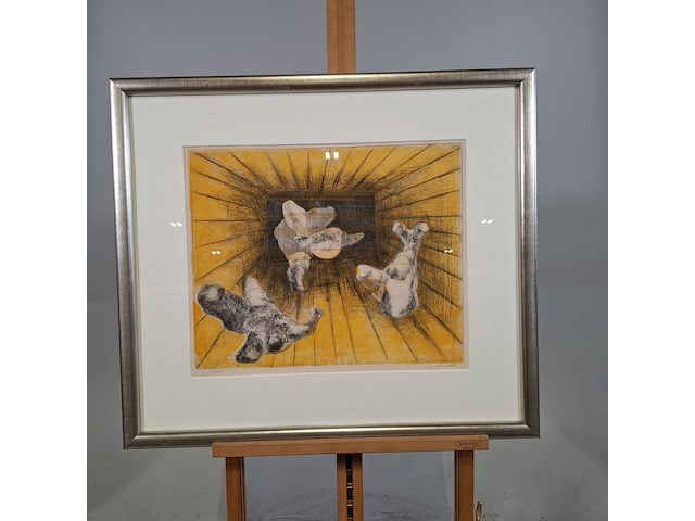 Afbeelding in lijst, w. barten - afbeelding 1 van  8