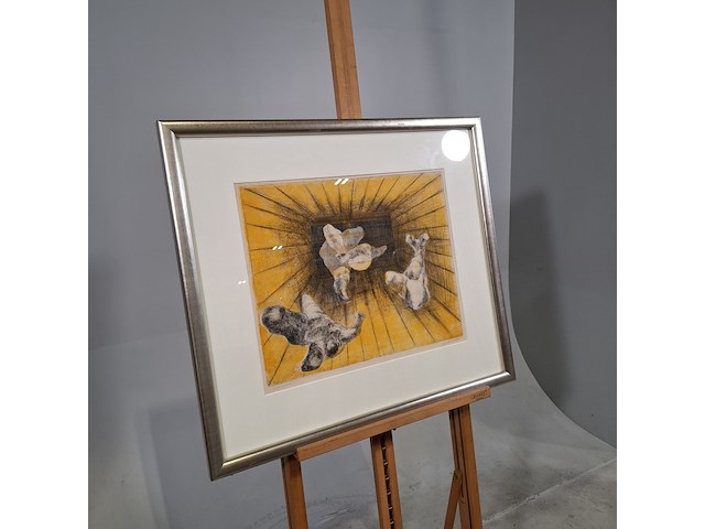 Afbeelding in lijst, w. barten - afbeelding 2 van  8