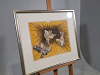 Afbeelding in lijst, w. barten - afbeelding 2 van  8