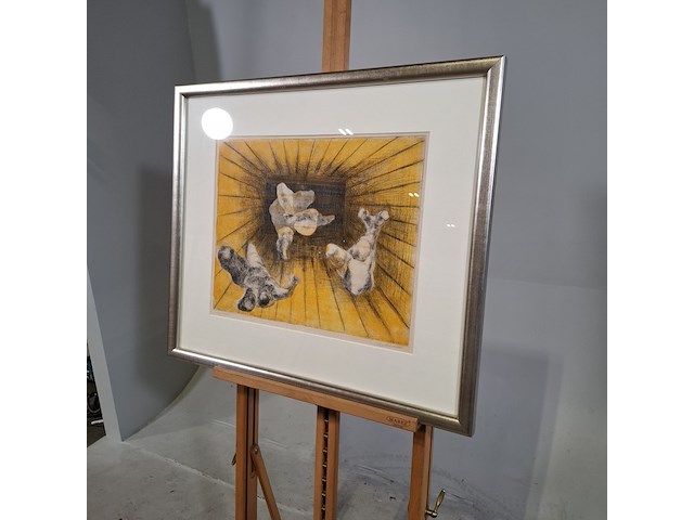 Afbeelding in lijst, w. barten - afbeelding 3 van  8