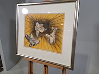 Afbeelding in lijst, w. barten - afbeelding 3 van  8