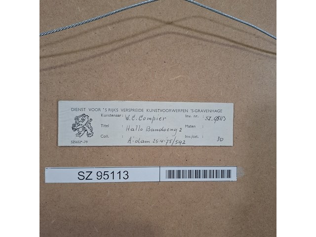 Afbeelding in lijst, w.c. compier, hallo bandoeng 2 - afbeelding 8 van  9