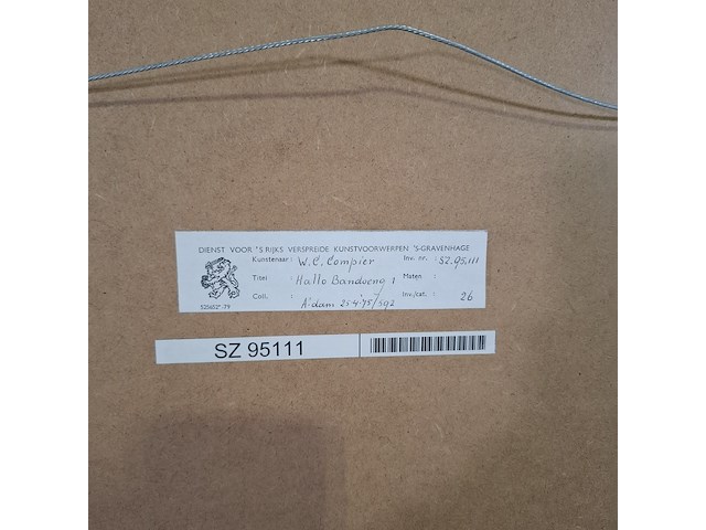 Afbeelding in lijst, w.c. compier, hallo bandoeng i - afbeelding 7 van  8