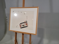 Afbeelding in lijst, w.c. compier, steek es op - afbeelding 3 van  7