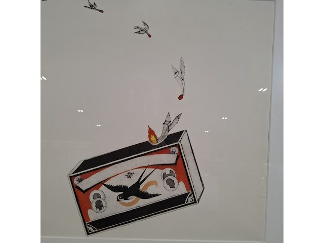 Afbeelding in lijst, w.c. compier, steek es op - afbeelding 4 van  7