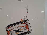 Afbeelding in lijst, w.c. compier, steek es op - afbeelding 4 van  7