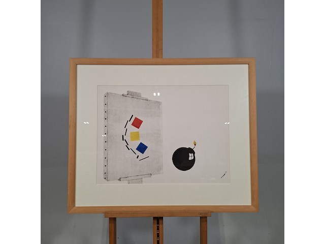 Afbeelding in lijst, wim compier, explosie 1 - afbeelding 1 van  7