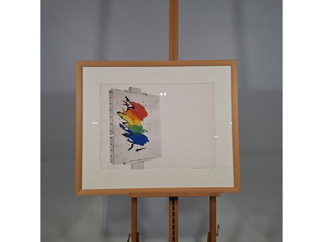 Afbeelding in lijst, wim compier, explosie 3, 1975 - afbeelding 1 van  8