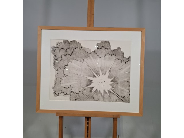 Afbeelding in lijst, wim compier, explosie ii - afbeelding 1 van  7