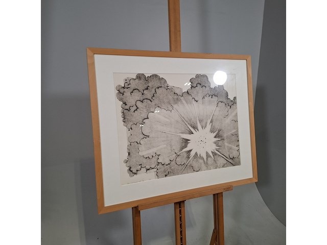 Afbeelding in lijst, wim compier, explosie ii - afbeelding 2 van  7