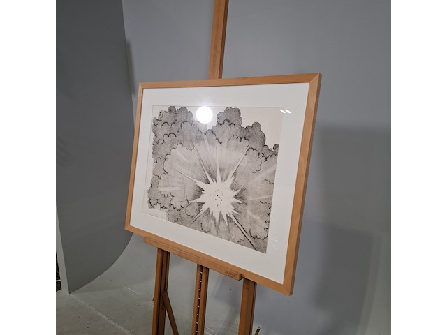 Afbeelding in lijst, wim compier, explosie ii - afbeelding 3 van  7