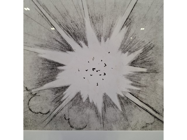 Afbeelding in lijst, wim compier, explosie ii - afbeelding 5 van  7