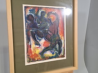 Afbeelding in lijst, w.j. motz, dansers - afbeelding 1 van  8