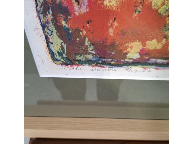 Afbeelding in lijst, w.j. motz, dansers - afbeelding 5 van  8