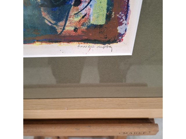 Afbeelding in lijst, w.j. motz, dansers - afbeelding 6 van  8