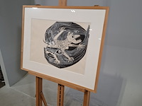 Afbeelding in lijst, w.v. liempt, gelijk een dier, 1969 - afbeelding 3 van  7