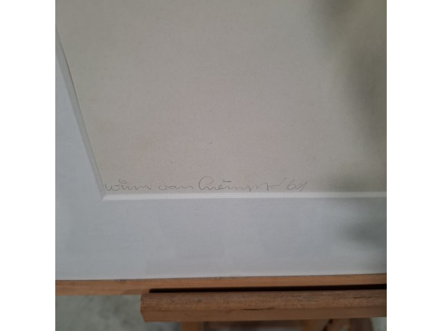 Afbeelding in lijst, w.v. liempt, gelijk een dier, 1969 - afbeelding 4 van  7