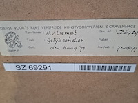 Afbeelding in lijst, w.v. liempt, gelijk een dier, 1969 - afbeelding 7 van  7