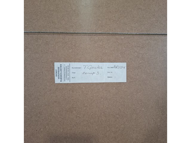 Afbeelding in lisjt, t. gouka, compositie iii - afbeelding 6 van  6