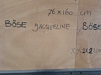 Afbeelding op houten paneel , jaqueline bose, happy garden - afbeelding 6 van  6