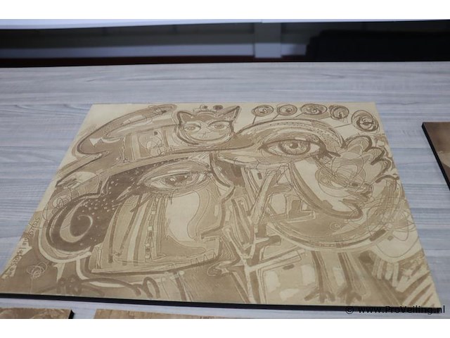 Afbeeldingen/schilderijen - 5 stuks - afbeelding 2 van  6