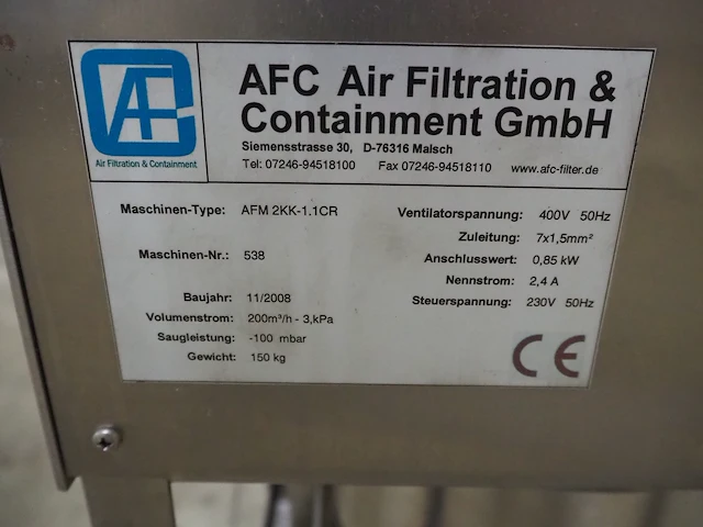 Afc air filtration & containment gmbh - afbeelding 16 van  16